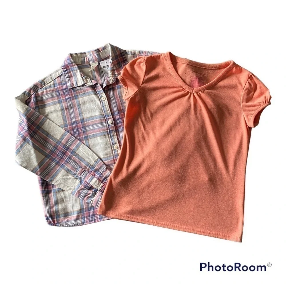 NWT-OSH KOSH & XHILARATION-GIRLS TOPS-SIZE 7